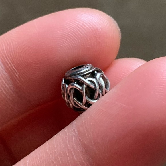 Retired Pandora Essence Collection Friendship Charm Sterling Silver - Picture 6 of 8